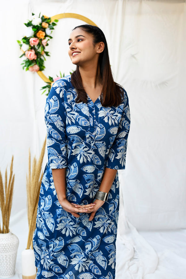 Indigo Aura Kurta for Women